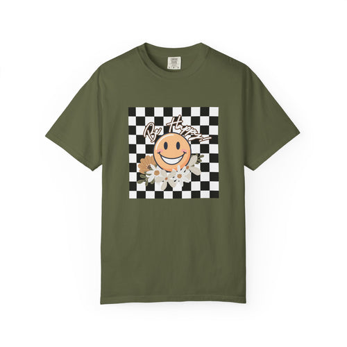 Cheerful Graphic Tee for Trendy Vibes, Perfect for Casual Days, Gift for Friends, Summer Outfits, Unique Smiley Design